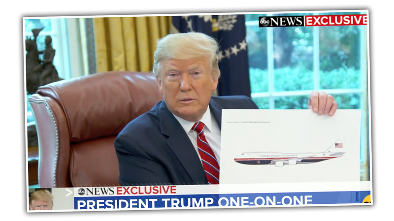 Illustration for article titled This Is What Trump Wants the Next Air Force One to Look Like